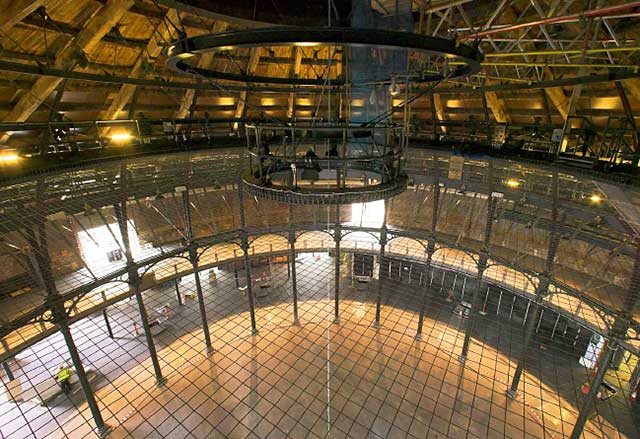 Cablenet Tension Wire Grid installation in Camden Roundhouse, UK